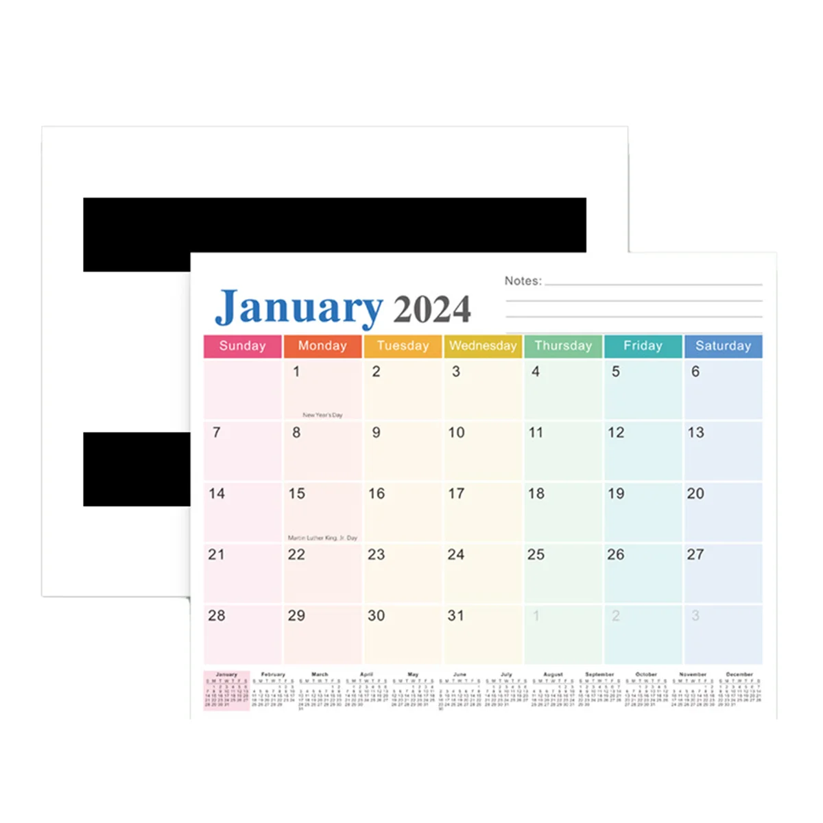 Magnetic Calendar for Refrigerator, Fridge Calendar Runs From January 2024 Until June 2025, 18 Monthly Calendar As Shown