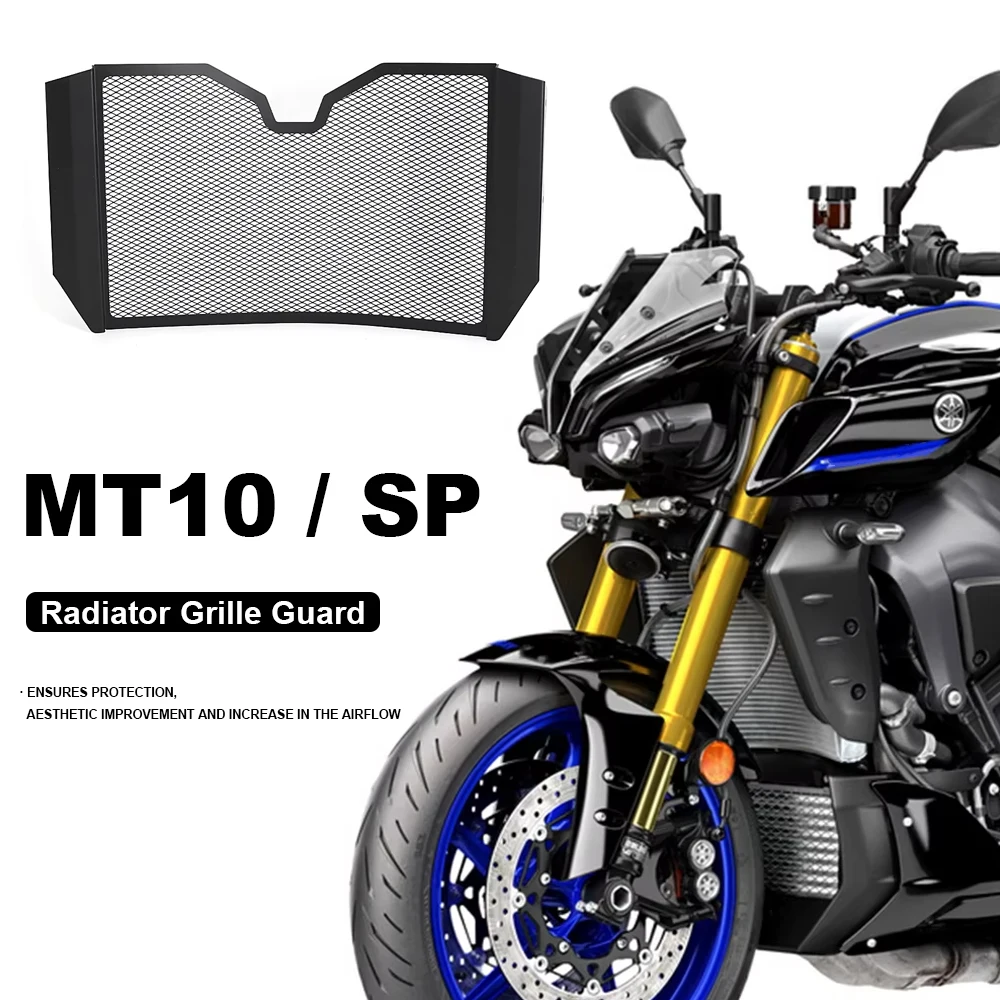 

mt10 New Motorcycle 2022 2023 Radiator Grille Guard Cover Protector Tank Net Grill Protection For Yamaha MT-10 MT-10SP mt-10 SP