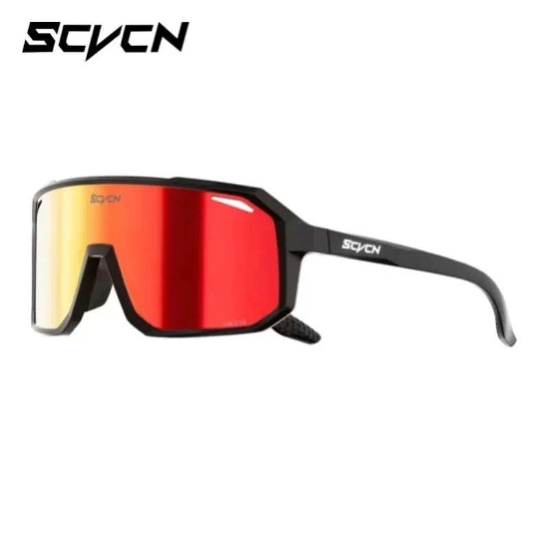 SCVCN Neue photochrome Fahrradbrille MTB-Brille Rennradbrille UV400-Schutzbrille für Männer und Frauen Outdoor-Fahrradsport Baseball Pickleball Wandern Brillen