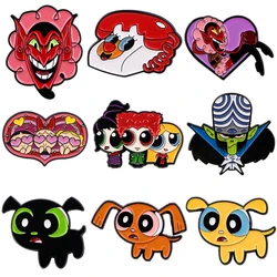 Cute Things Enamel Pin Cartoon Brooches for Women Lapel Pins Badges on Backpack Clothes Accessories Funny Jewelry Girls Gifts