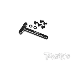 오리지널 T works TE-X4-F-A 7075-T6 알루미늄 섀시 T 바, Xray X4 용 전문 RC 부품