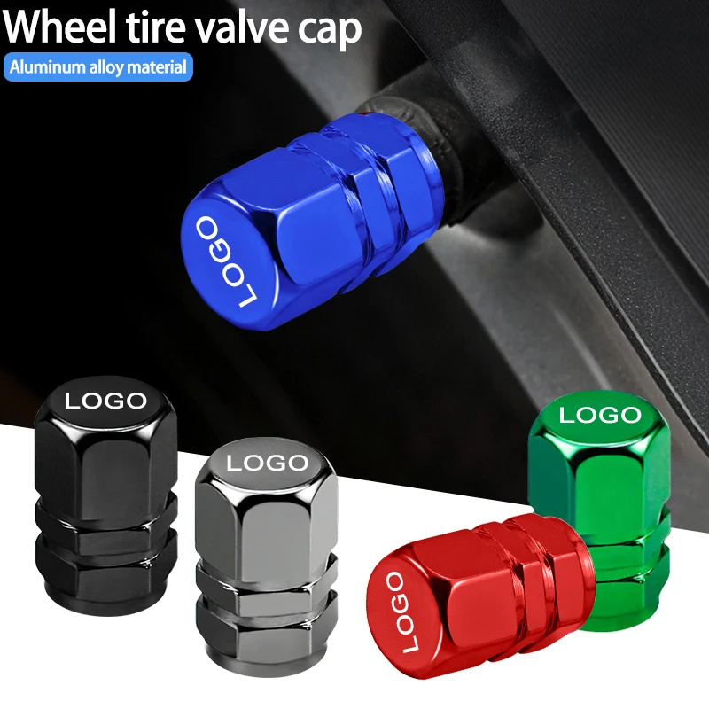 4Pcs Car Wheel Tire Valve Caps Metal Waterproof Dust Covers For Seat Cupra Ibiza 6l 6J Leon Sport Mk3 mk2 2 Ateca Altea FR Arona