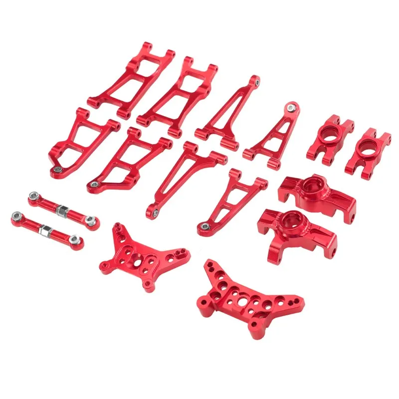 

A19Q-For MJX 1/14 14211 RC Car Metal Swing Steering Cup Upgrade Set RC Car Accessories