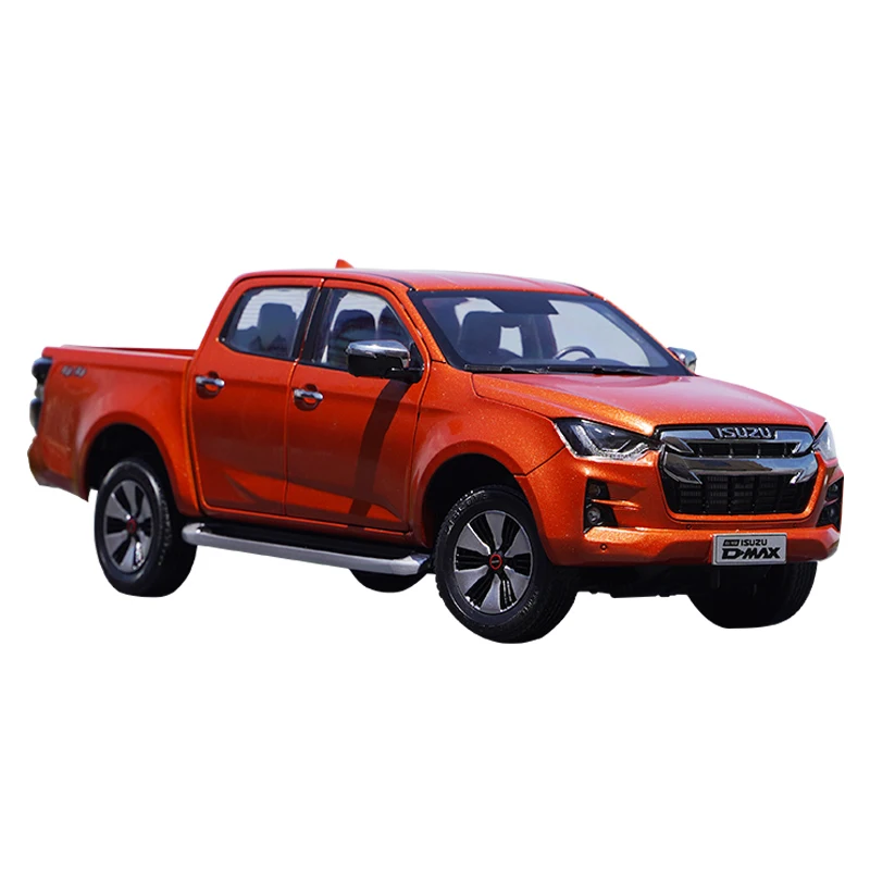 1: 18 originale ISUZU D-MAX Pickup 2021 modello di veicolo per il trasporto di camion