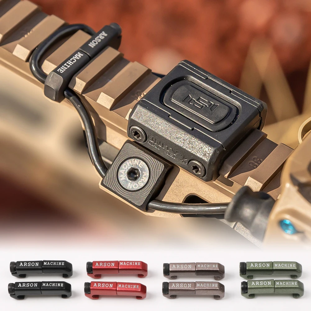 3 قطعة/المجموعة Arson آلة إدارة الكبلات MLOK WireGuide نظام ل M300 M600 PEQ بندقية مصباح يدوي التبديل كابل كليب #2