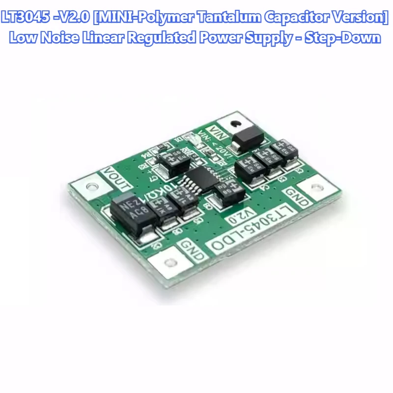 LT3045 Low Noise Linear Power Supply RF Module High PSRR Polymer Tantalum Capacitor High PSRR for DIY Electronics Audio KDT3045A