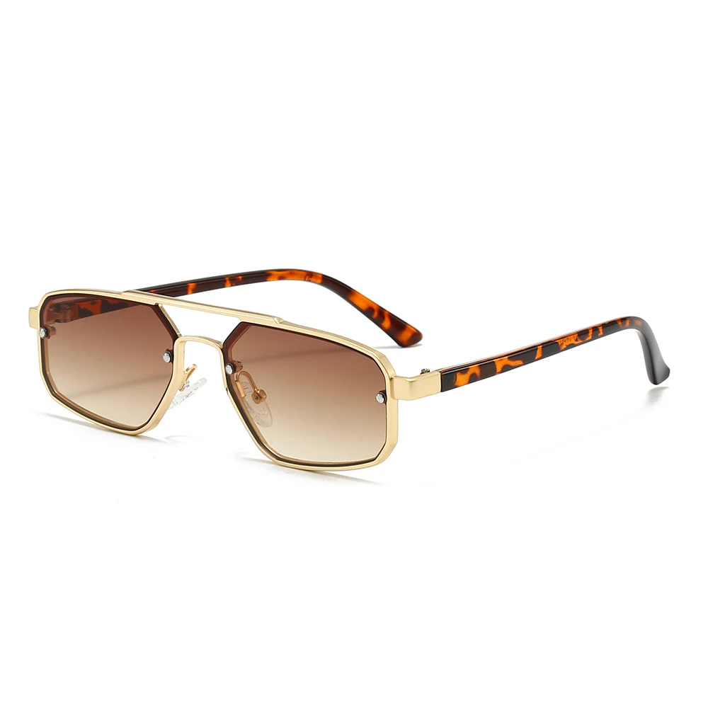 نظارات شمسية عصرية للرجال والنساء بإطار صغير بتصميم عتيق، نظارات شمسية كلاسيكية بإطار أسود للنساء