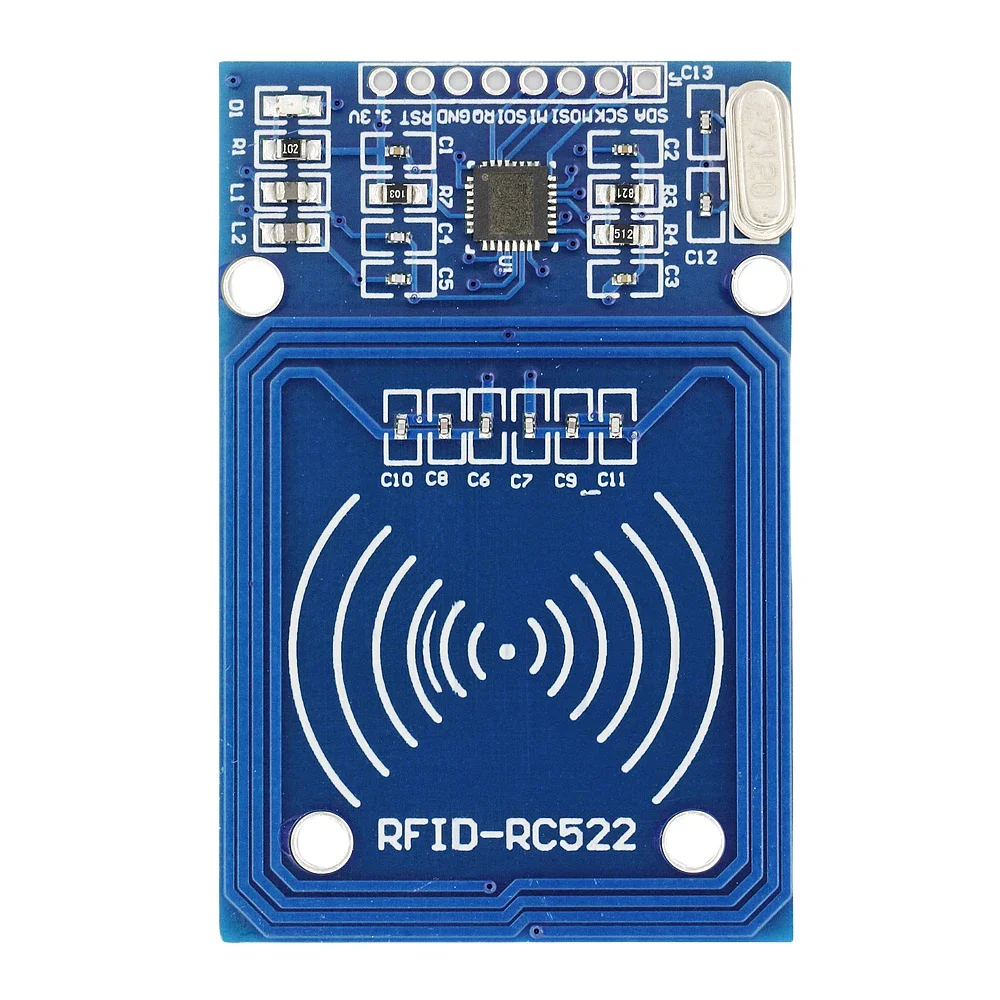 MFRC-522 RC-522 RC522 Antenna RFID Kit Mifare IC Wireless Module IC KEY SPI Writer Reader IC Card Proximity Module for Arduino