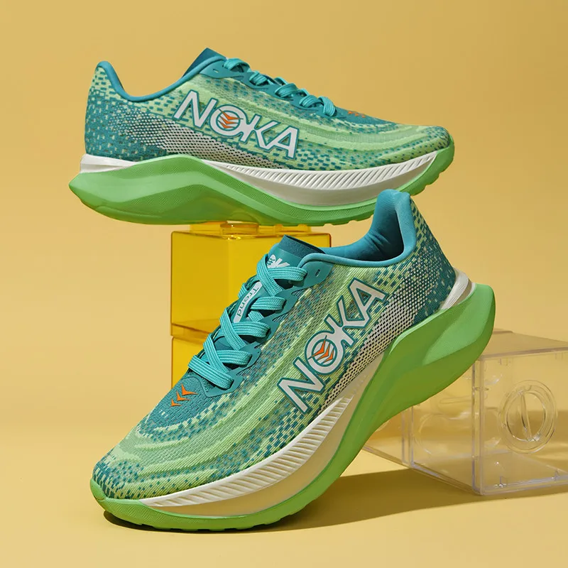 

Men's Running Shoes Jogging Breathable Mesh Cushioning Outdoor Couple Non-Slip Trainer Race Sneakers Luxury Shoes Off-road Shoes