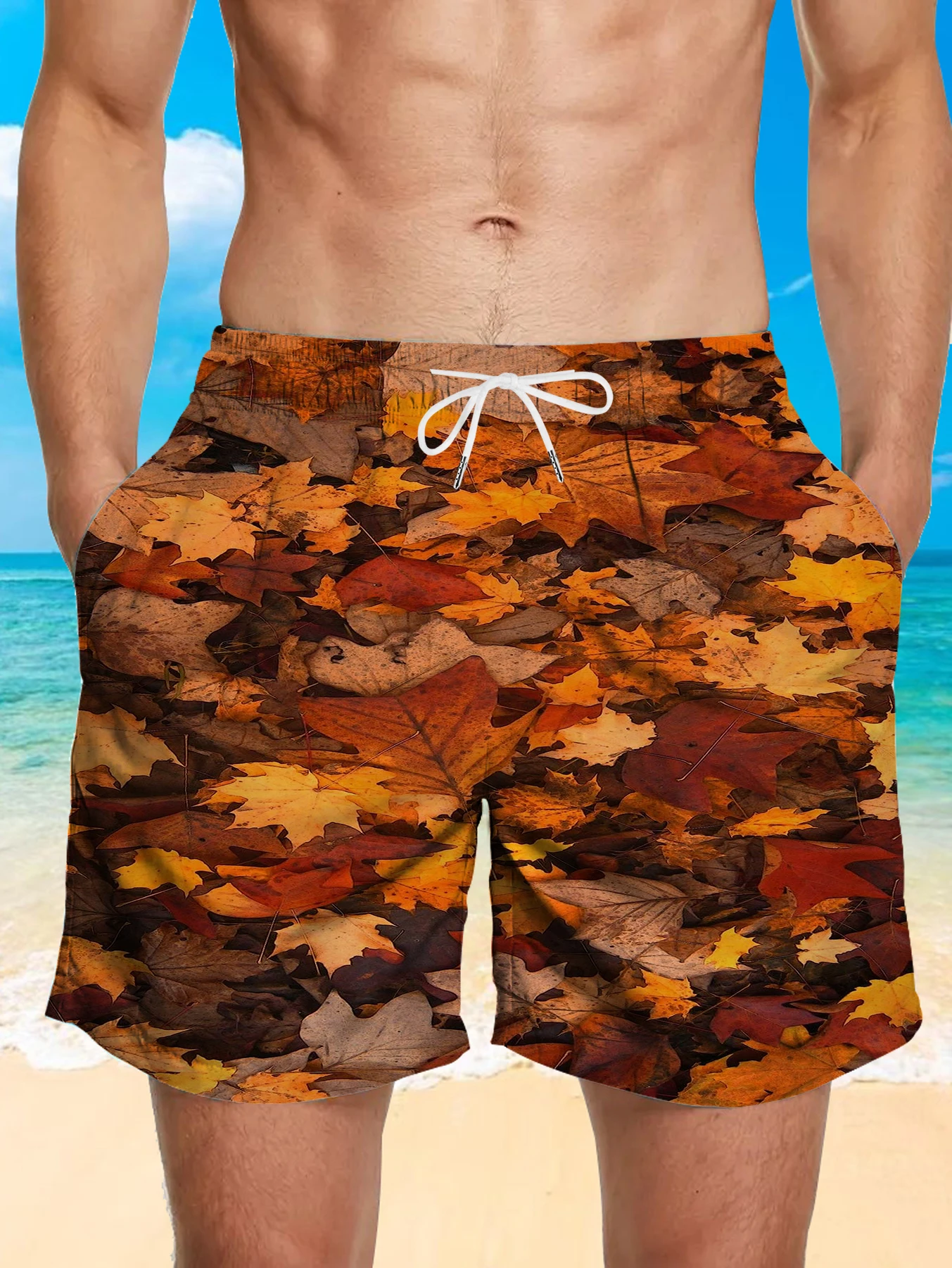 

Men's Stylish Print Shorts Casual Summer Shorts for Date Night Dinner Party Outing