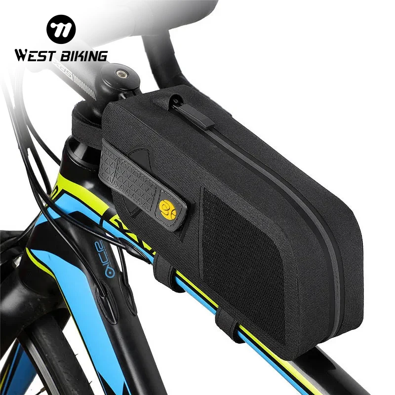 WEST BIKING Waterproof Bike Bag Front Top Tube Frame Bicycle Bags Multifunction Rear Seat Pannier MTB Road Cycling Accessories