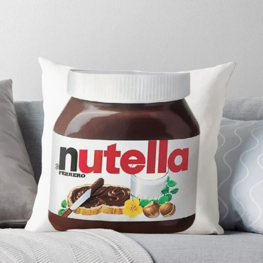 

Nutella Throw Pillow Christmas Pillow Covers Rectangular Cushion Cover New year Pillow Cases