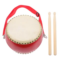 Drum Dance Kids Hand Musical Chinese Drumsticks Taiko Wooden Percussion Gong Toy Mallet Suona Finger Instruments Folk Cymbals