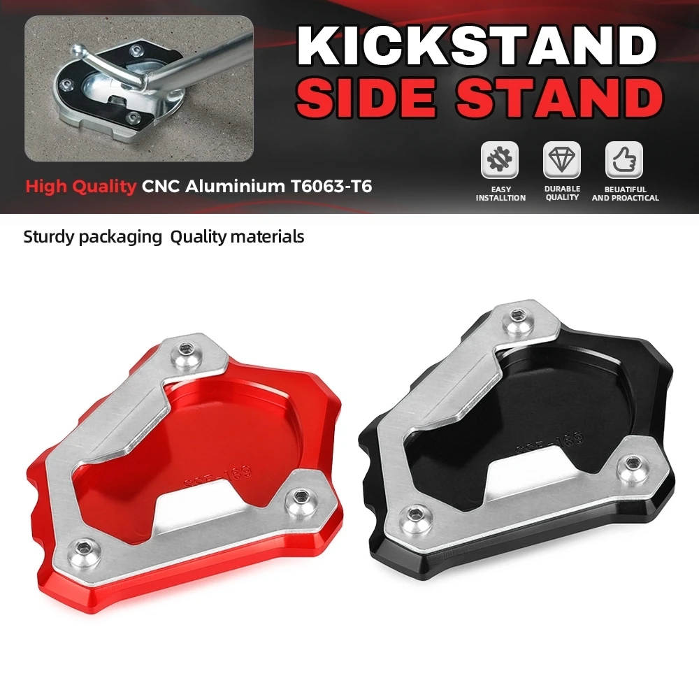 For Scrambler 1200 XC XE 2018 2019 2020 2021 2022 2023 DS01 Motorcycle CNC Kickstand Side Stand Extension Pad Support Plate