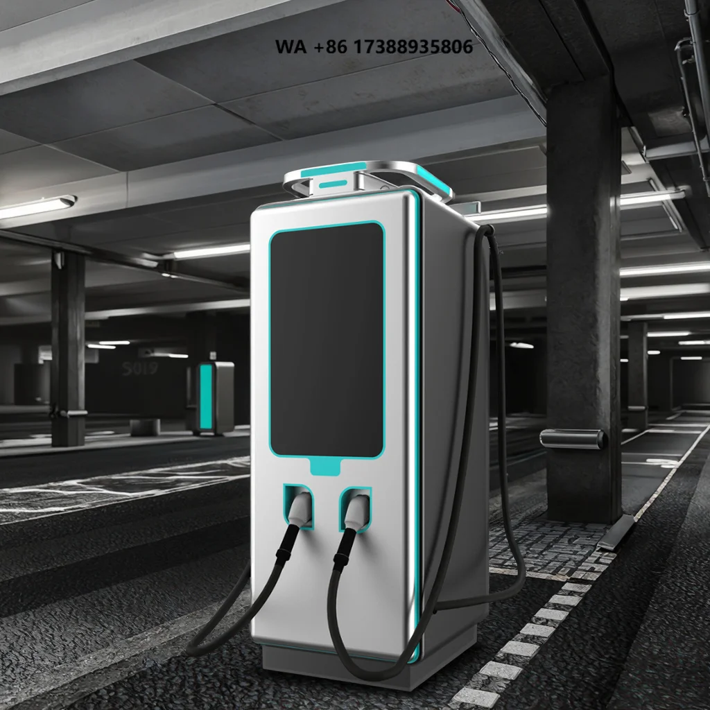 SCU 120KW DC EV Charger Big Screen Commercial Use Electric Vehicle Charging Station New Condition Floor-Mounted Charging Station