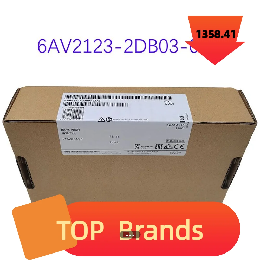 

Brand new original 6AV2123-2DB03-0AX0 KTP400 screen 4.3 inch 6AV2123-2DBO3-OAXO spot NEW Original