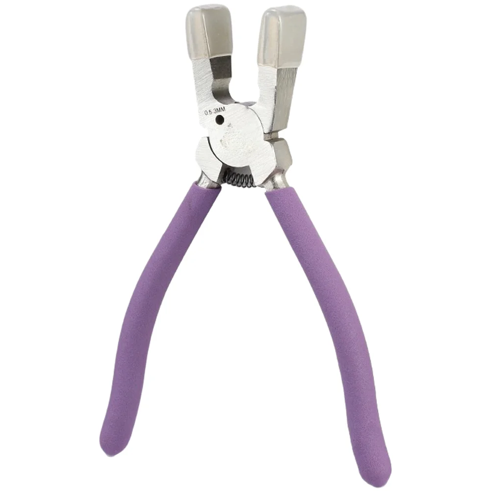 Model Holding Clamp Pliers Featuring 0.5-3mm Flat Jaws Rubber Protection and Smooth Spring Action for Precision Work