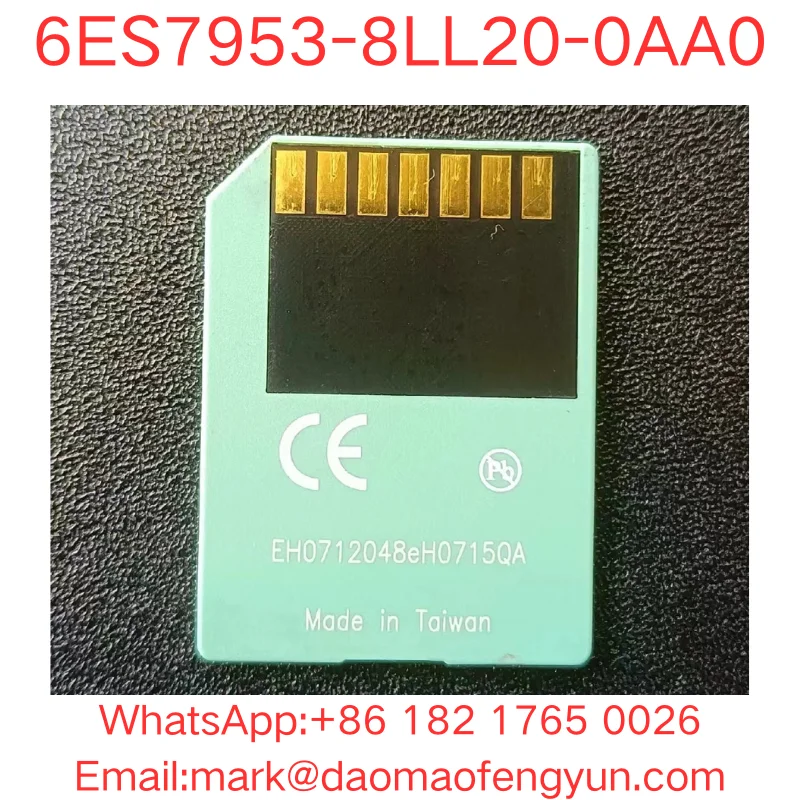 6ES7953-8LL20-0AA0 Used Tested OK In Good Condition SIMATIC S7, MICRO MEMORY CARD P. S7-300/C7/ET 200, 3.3 V NFLASH, 2 MB