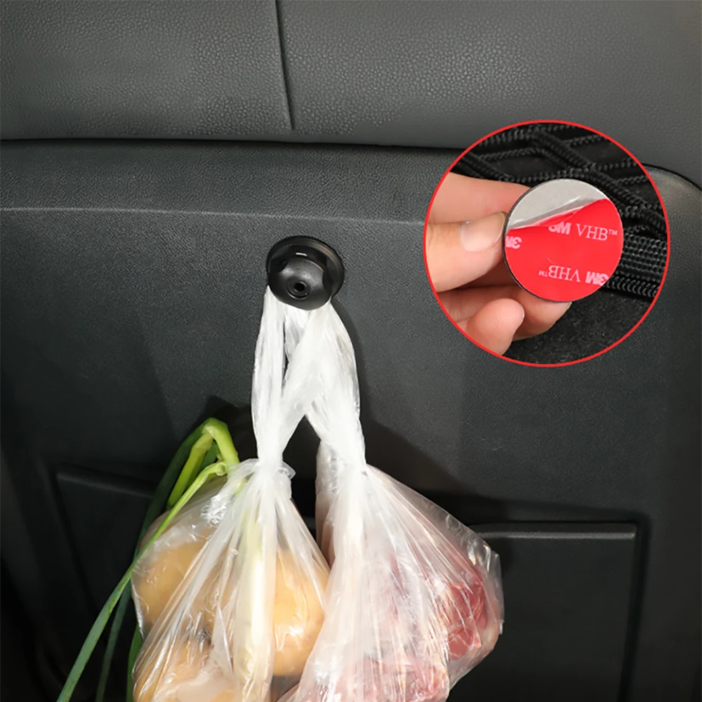 4Pcs Car Trunk Net Hook for Mitsubishi Outlander ASX Pajero Pajero Sport Lancer Trunk Envelope Cargo Net Tie Down Hook Loop