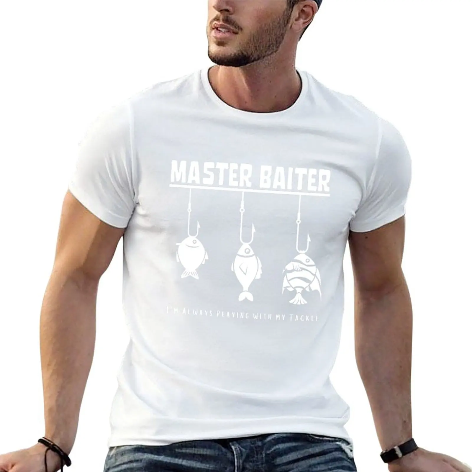 

- for graphic Print Tshirt, meme Baiter Mug T-Shirt and Funny style Fishing Master shirts man vintage t