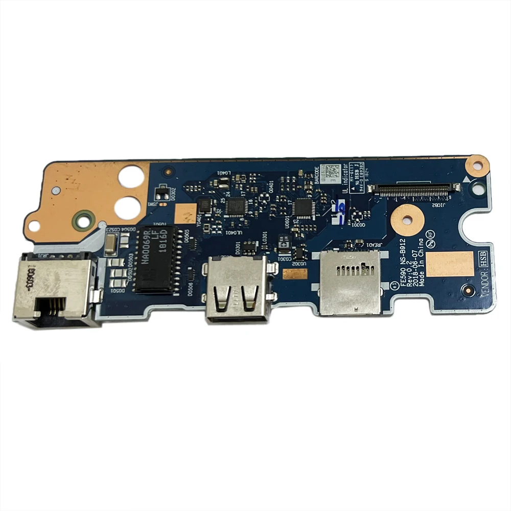 For LENOVO ThinkPad E590 20NB 20NC Laptop IO Sub Board Replacement 02DL839 NS-B912