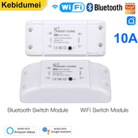 DIY WiFi Smart Light Switch Universal Breaker Timer Wireless Remote Control Works with Alexa Google Smart Home Adapter