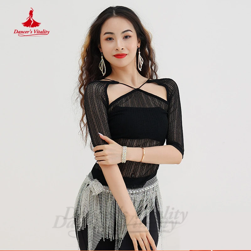 Belly Dance Training Clothes for Women Half Sleeves Top Girl's Training Clothes Oriental Belly Dancing Wear Clothing