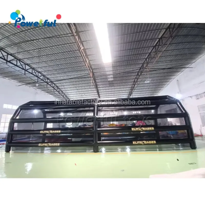 Custom Portable 30ft Inflatable Baseball Sport Court Baseball Batting Baseball Cage With Net