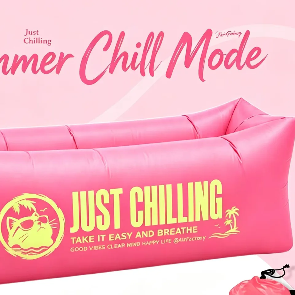 Wrestling Chicken Air Cushion Chair Portable Inflatable Seat for Competitions Lightweight Air Sofa Suitable for Both Indoor and