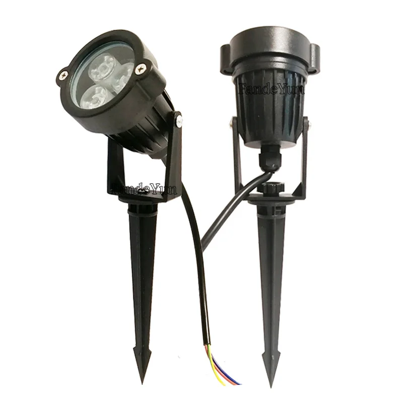 

3W 6W Outdoor LED Garden Lawn Lamp Light LED Spike Light Path Landscape Waterproof IP65 Spot Bulbs AC85-265V DC12V