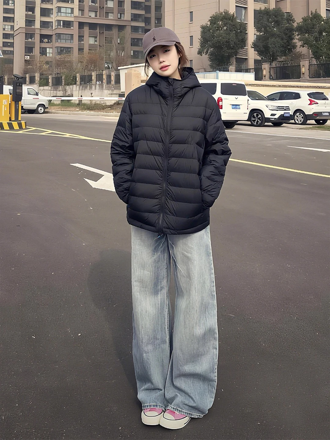 

Retro Blue Bamboo Node Wide Leg Men's Jeans mid Waist Straight Tube Pants Autumn Winter American Sle Vibe Tapered Pants