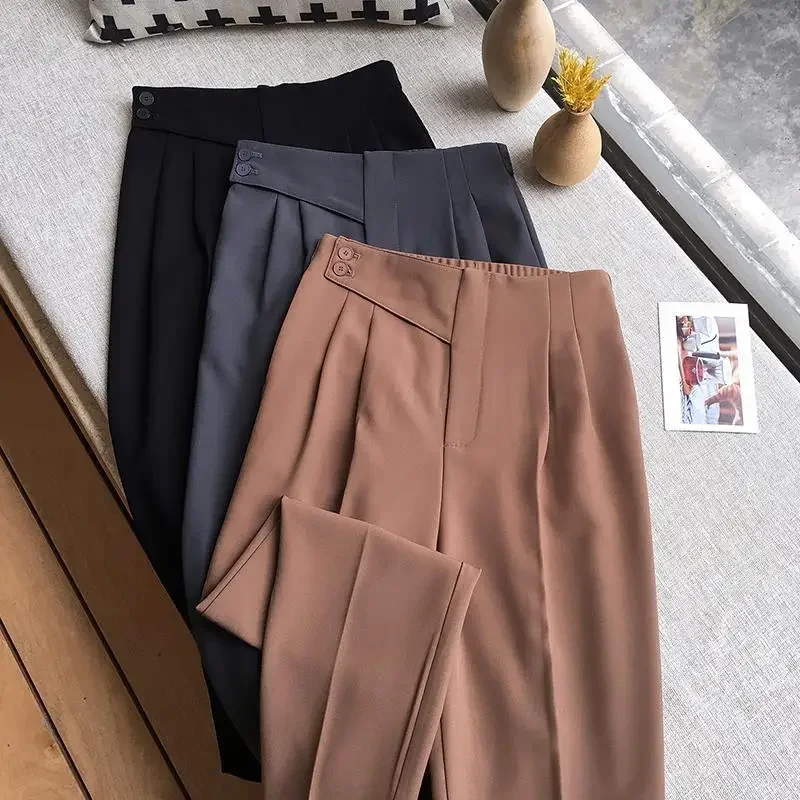 

Women Pants Harem Pants Women's High Waist Autumn Casual Loose Suit Pants Pantalones De Mujer