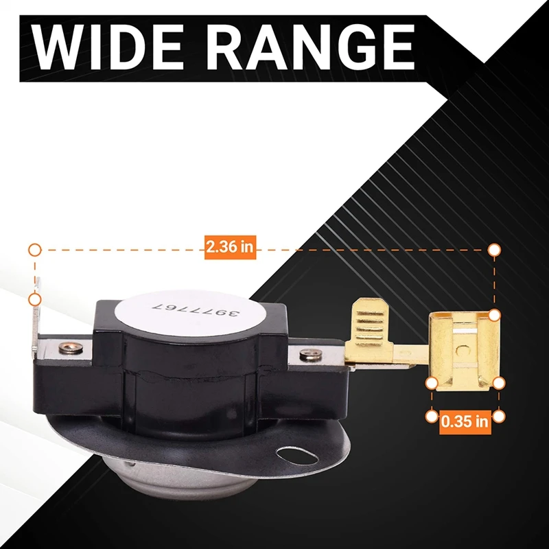 جزء بديل لمجفف الترموستات سهل التركيب ، يستبدل ، WP3977767 WP3977767VP ،