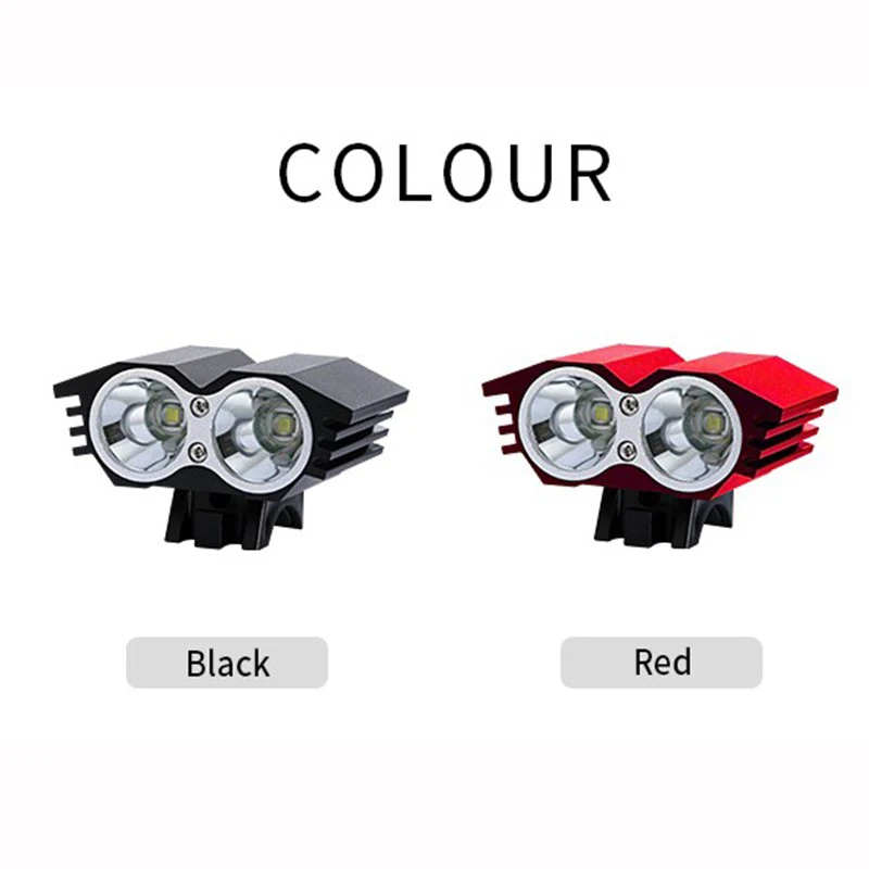 

USB DC Charging Led Bicycle Lamp Head T6 L2 Led MTB Bike Single Lights Cycling Headlight For Night Riding Accessories