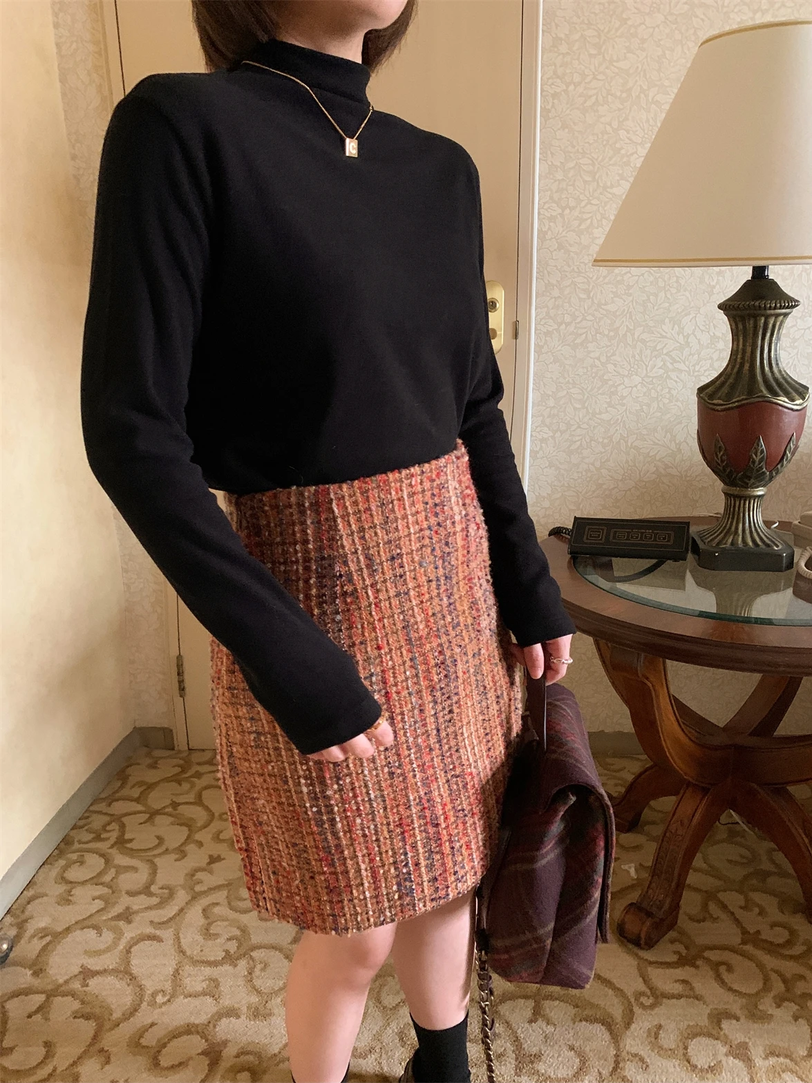 

Warmth Women's Long Sve Base irt Soft Slim Fit American Coffee Ice Cup Velvet Winter New Sle Commute Sle f High C...