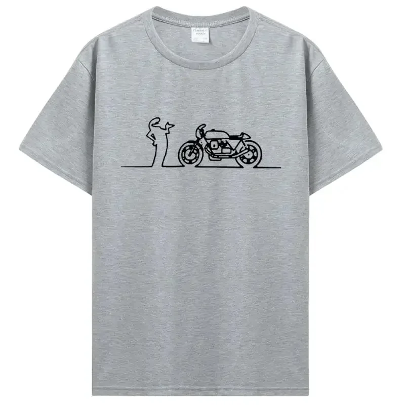 Men Women Moto Guzzi Linea Guzzisti Nomads T Shirt Lineman Series Clothing Tees T-Shirt Hip Hop Tshirt Streetwear