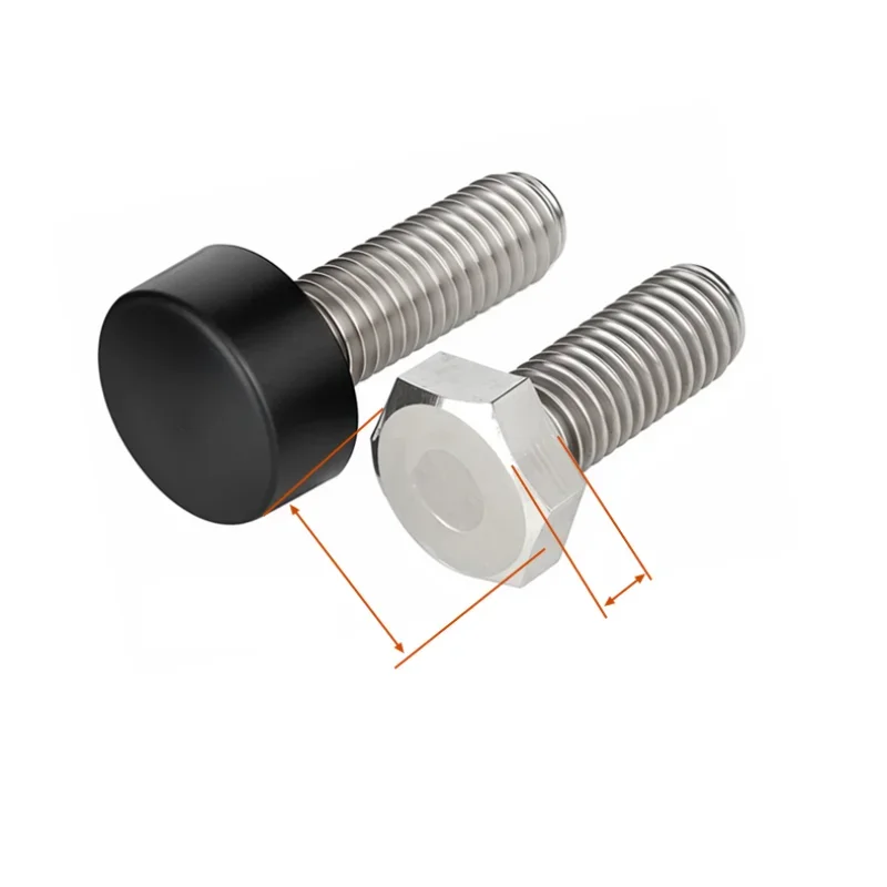 20 Bouchons De Protection Pour Vis M4 à M12 - Capuchons Hexagonaux Intérieurs, Noir