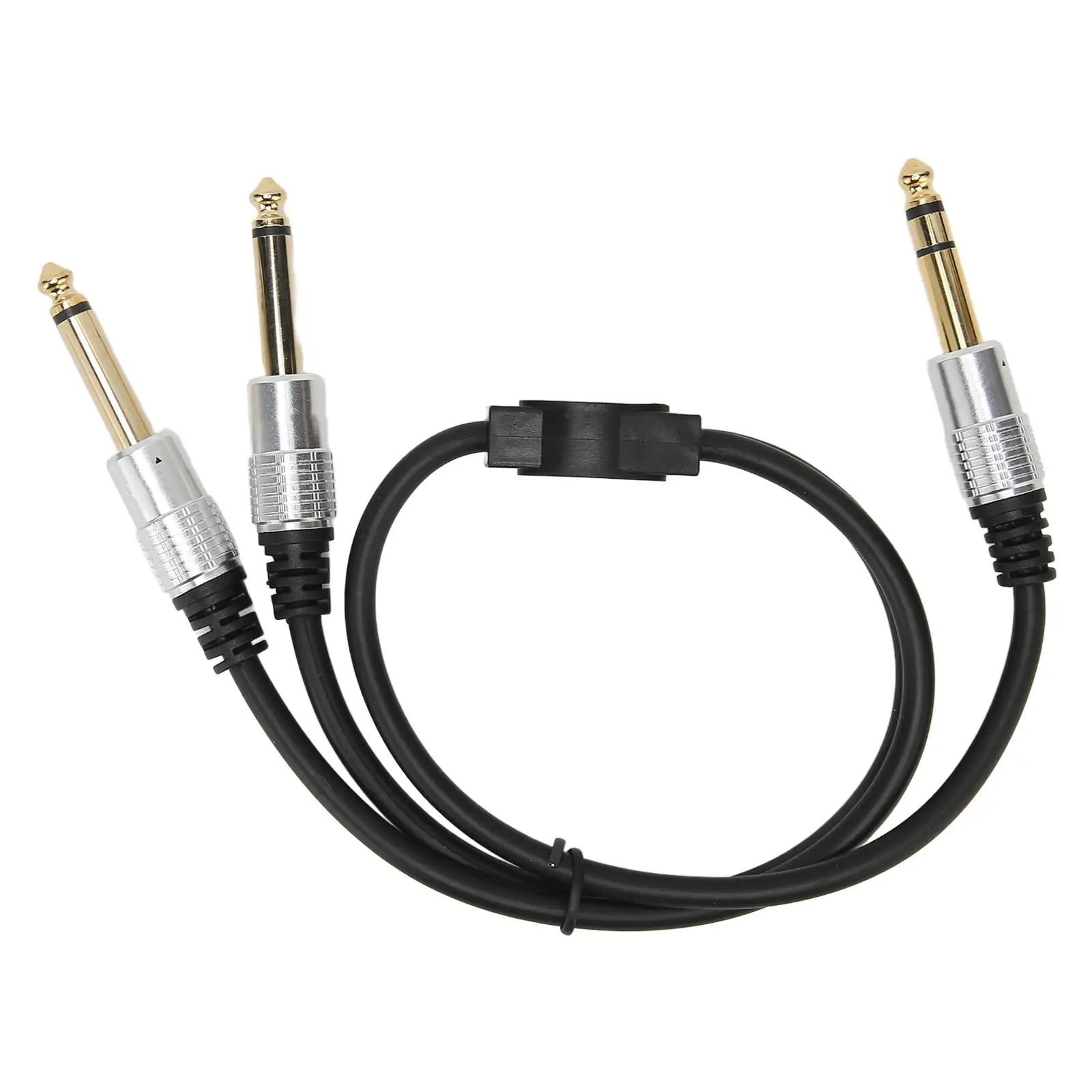 6.35mm Stereo Cable: Pro Corrosion Resistance, 1/4 Inch, Y-Splitter for Mixer & Amplifier