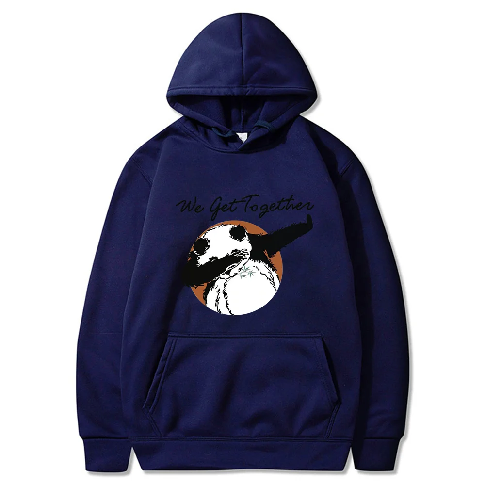 China\'s Cool Giant Panda Printed Hooded Loose Sweater, Casual Versatile 2024 Autumn/Winter Fashion Men\'s Hoodie Sweater