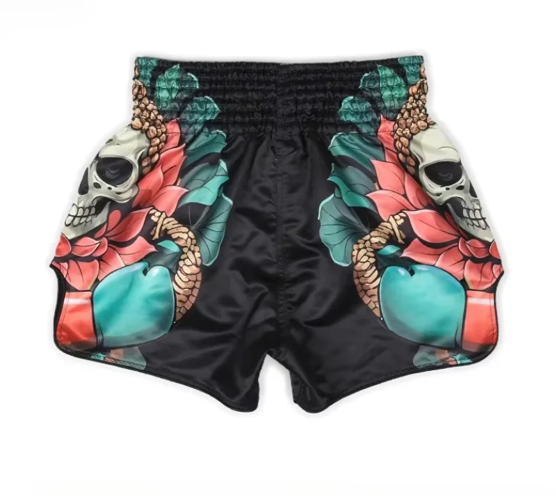 

Summer Men's Muay Thai Boxing Shorts Fighting Sports Shorts Quick Dry Breathable Casual Sports Shorts