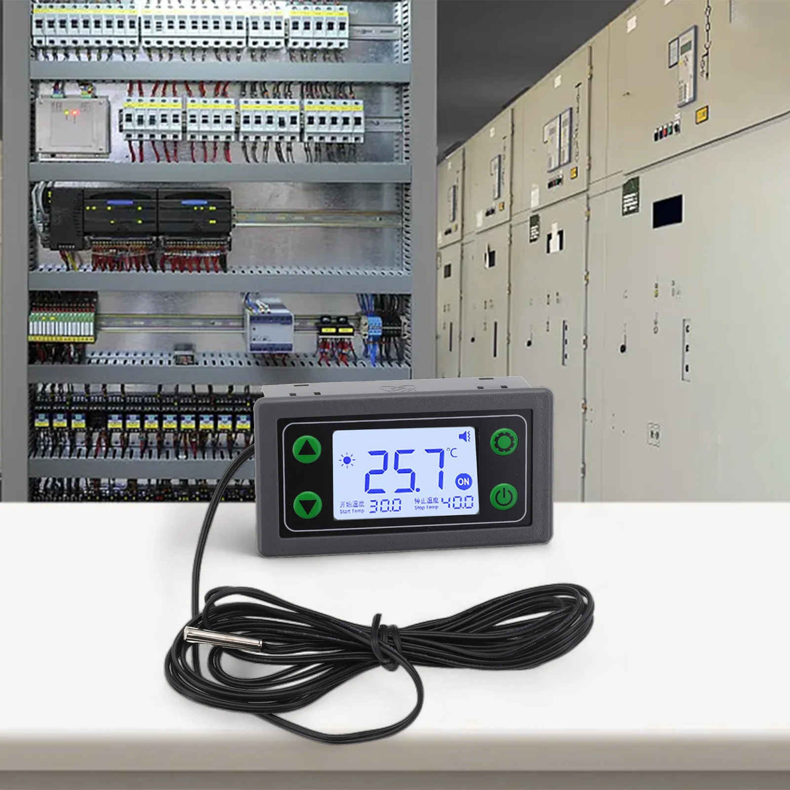 SA30 Digital Smart Thermostat for AC110-220V Applications Featuring Temperature Reservation and for auto Adjustment