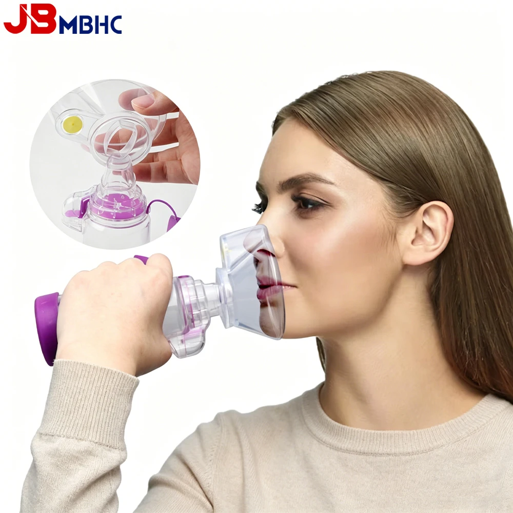 Cámara de inhalación portátil, Atomizador, Espaciador, Depósito de nebulizador, Compresor, Nebulizador, Tanque, Aerochamber, Máscara, Copa, Boquilla, Niño, Adulto, Mascota