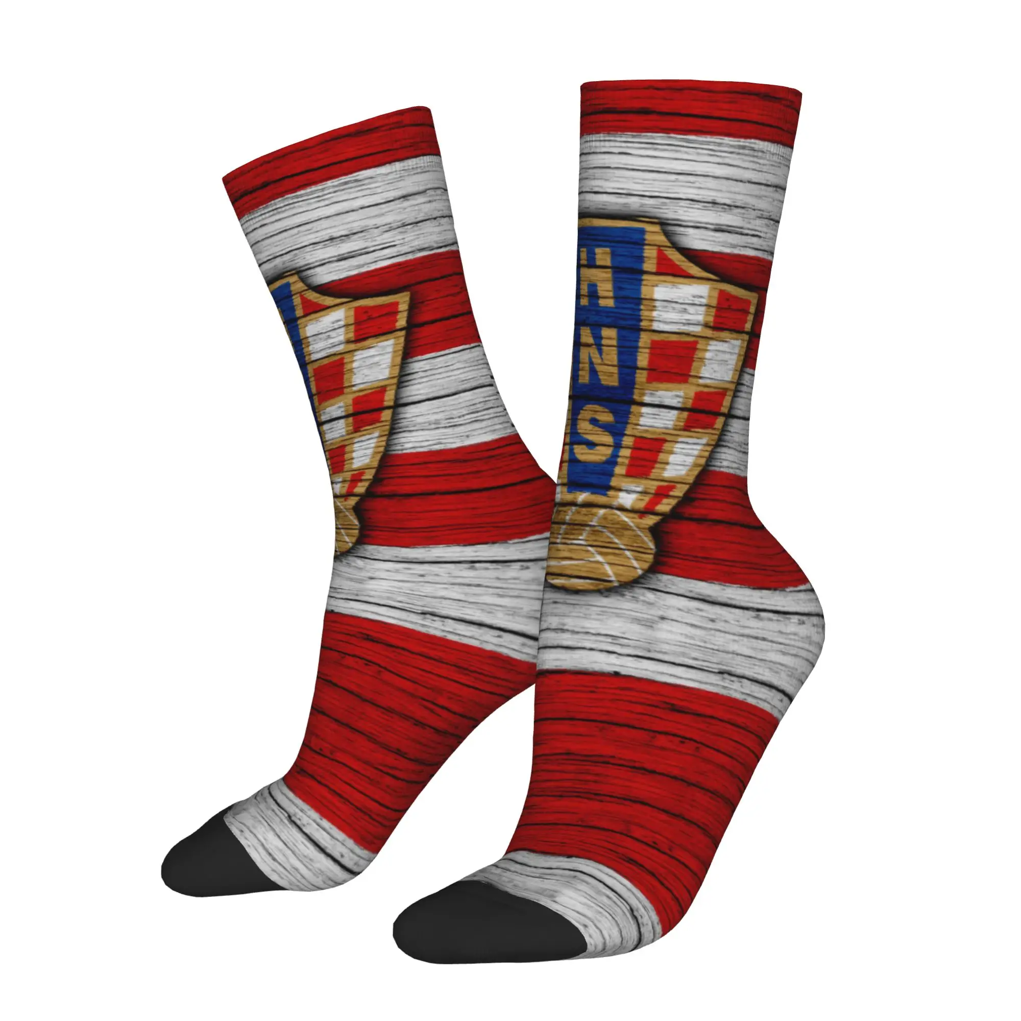 Hip Hop Vintage Croatia Crazy Men's compression Socks Unisex  Harajuku Seamless Printed Funny Sock Match Day Essentials