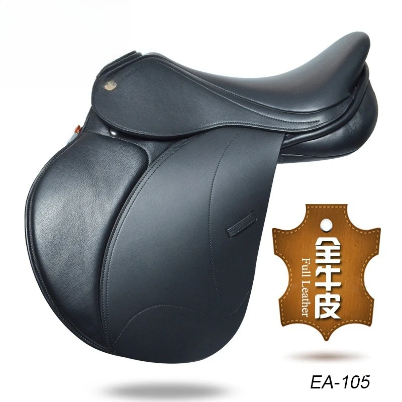 Pure cowhide comprehensive saddle, equestrian club training saddle, a full set of harnesses