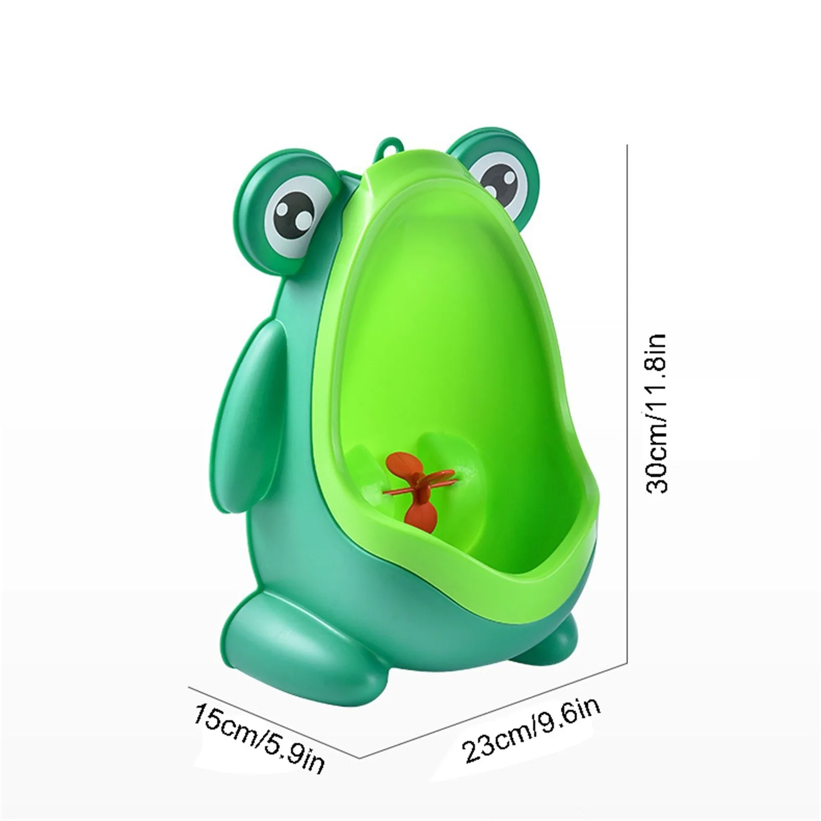 Baby Boys Standing Potty Cartoon Frog Shape Wall-Mounted Urinals Toilet Training Stand Vertical Urinal Potty Pee Infant Toddler