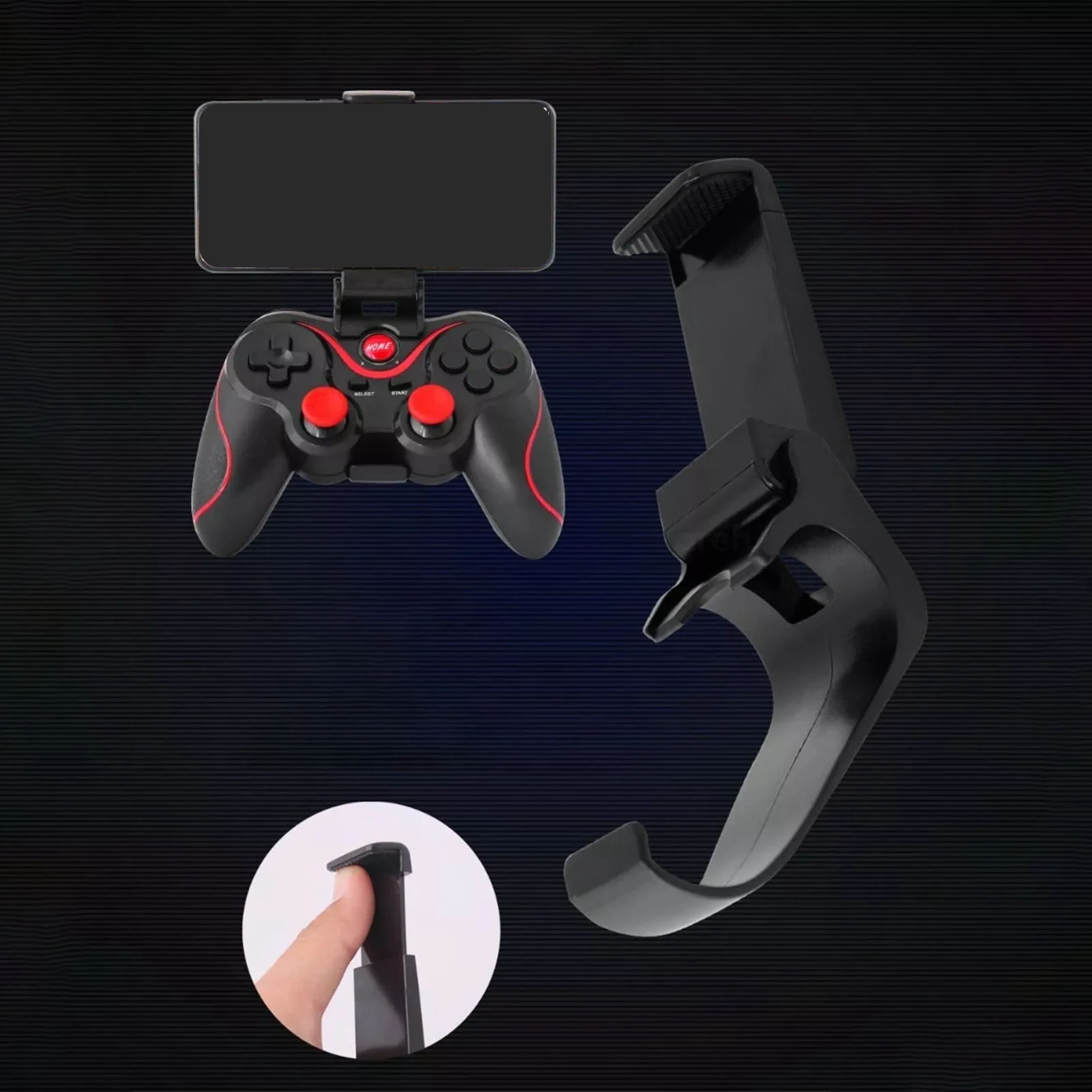 Wireless Bluetooth Controller For PC Mobile Phone TV BOX Computer Joystick For Tablet PC TV Gamepad Joypad Controller - view 3