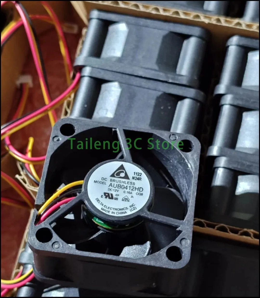 

40mm fan 40X40X20 mm New For Delta aub0412hd mute fan 4cm 4020 DC 12V 0.16A 3-Pin computer chassis power cooling fan