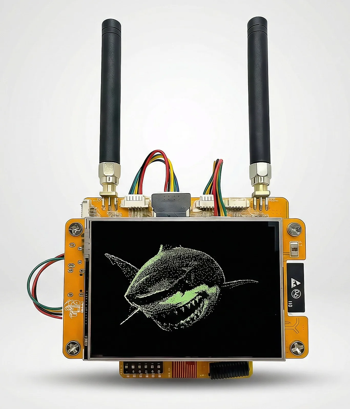 

Многодиапазонная RF-модуляция NM-RF-Hat для CYD Bruce ESP32-2432S028 nRF24 PN532 CC1101 IR TX/RX 433M OOK с управлением питанием и слотом для TF-карты