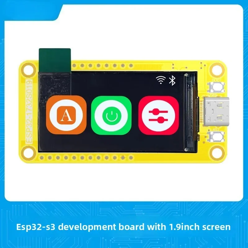 

ESP32-S3 с 1,9-дюймовым экраном, плата разработки LVGL, Wi-Fi + Bluetooth, дисплей 170*3000, TFT-модуль