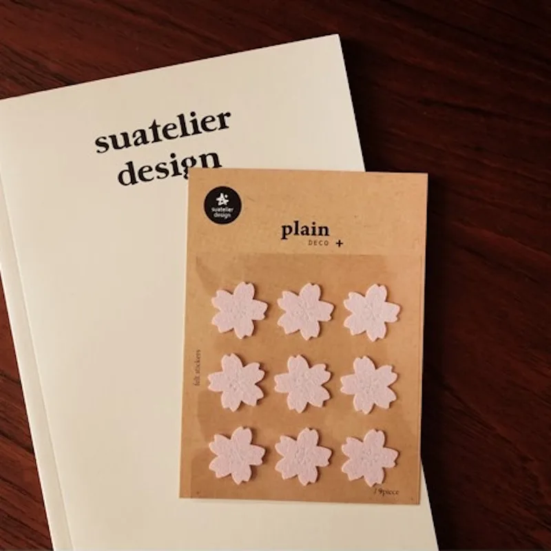 

Suatelier, японский стиль, сакура, фетровые наклейки, милые розовые вишни, наклейки для скрапбукинга, принадлежности для ведения журналов, товары для рукоделия, Корея, оригинал